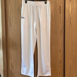 Men’s large Under Armour white sweat pants